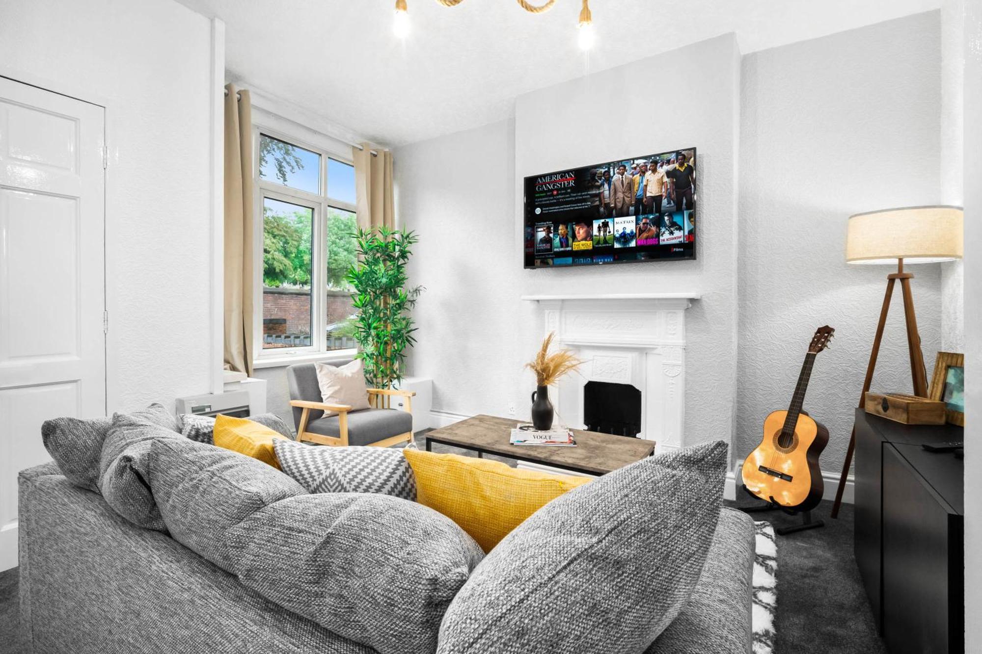 ברמינגהאם Stylish 3 Bedroom House - 6 Guests - Garden - Parking - Netflix - Wifi - 17M מראה חיצוני תמונה